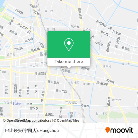 巴比馒头(宁围店) map