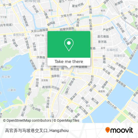 高官弄与马坡巷交叉口 map