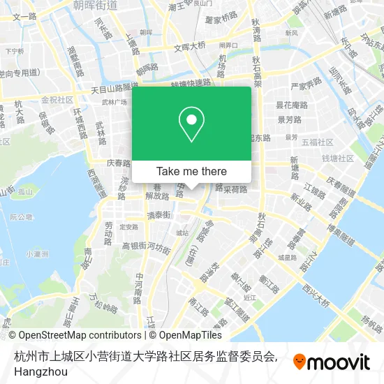 杭州市上城区小营街道大学路社区居务监督委员会 map