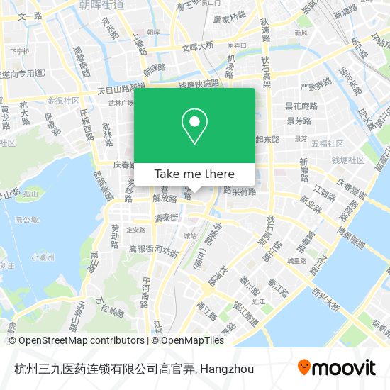 杭州三九医药连锁有限公司高官弄 map