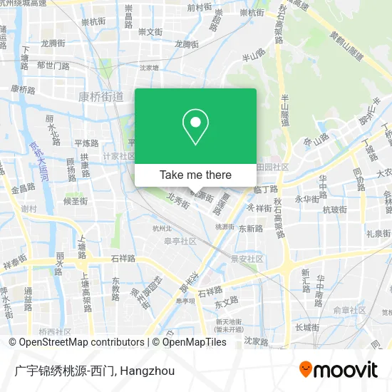 广宇锦绣桃源-西门 map
