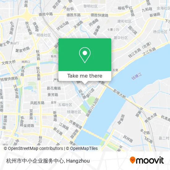 杭州市中小企业服务中心 map
