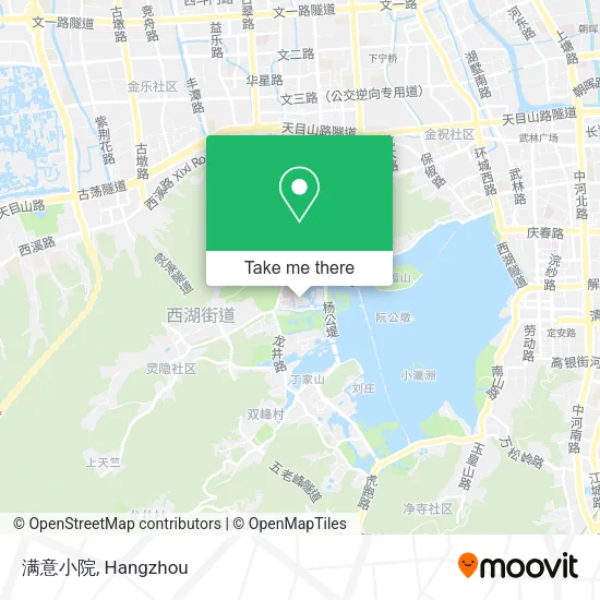 满意小院 map