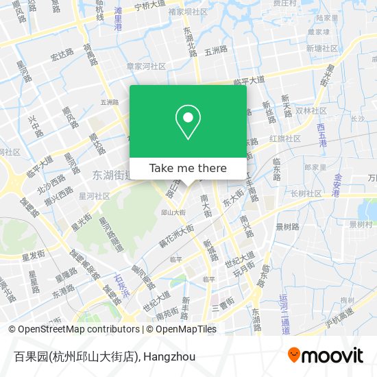 百果园(杭州邱山大街店) map