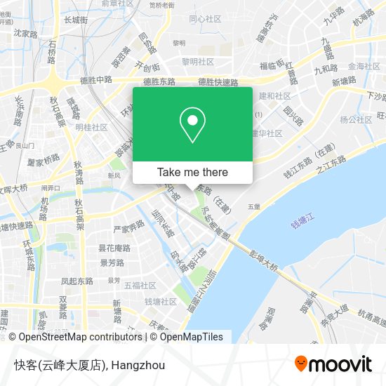 快客(云峰大厦店) map