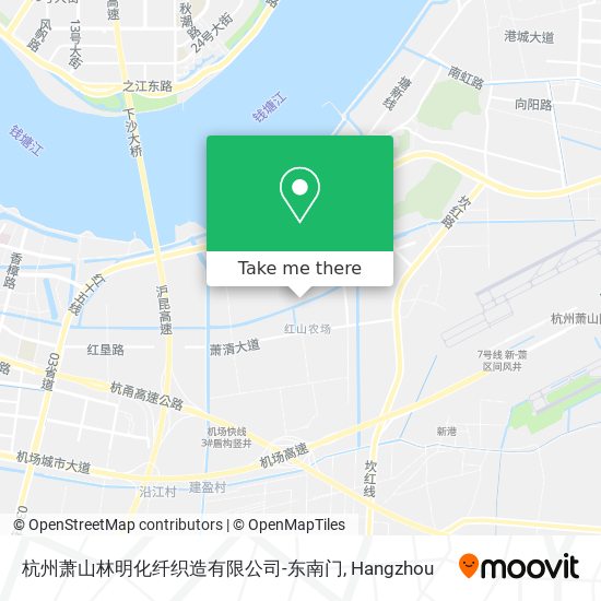 杭州萧山林明化纤织造有限公司-东南门 map