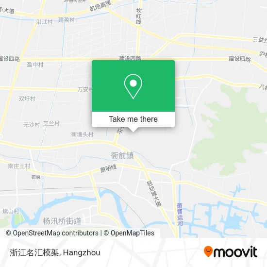 浙江名汇模架 map