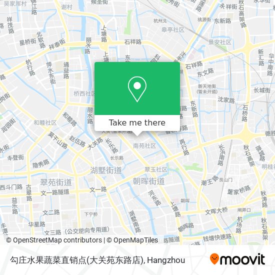 勾庄水果蔬菜直销点(大关苑东路店) map
