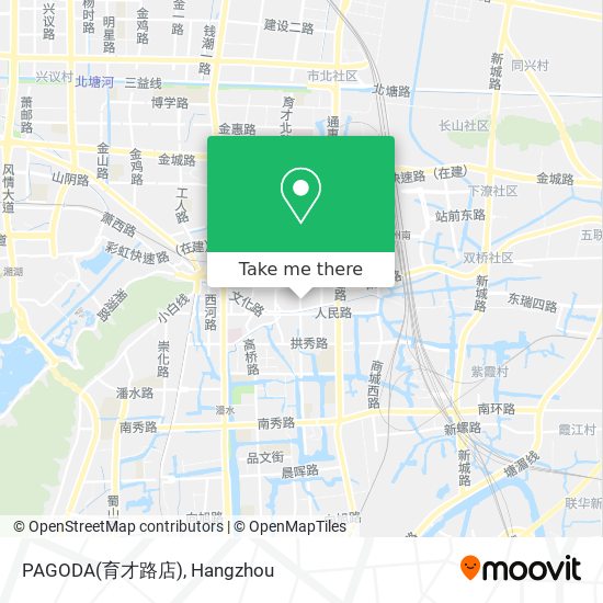 PAGODA(育才路店) map