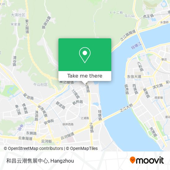 和昌云潮售展中心 map