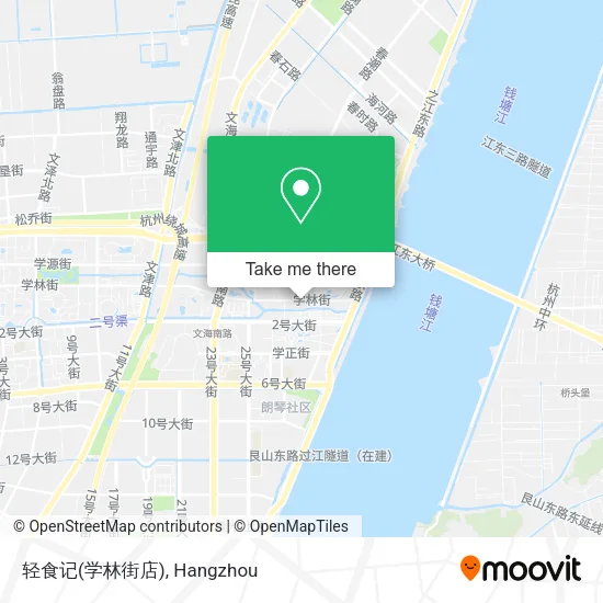 轻食记(学林街店) map