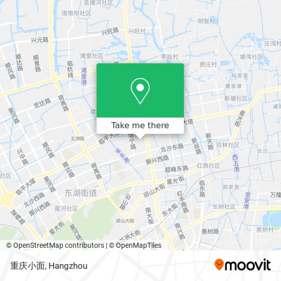 重庆小面 map