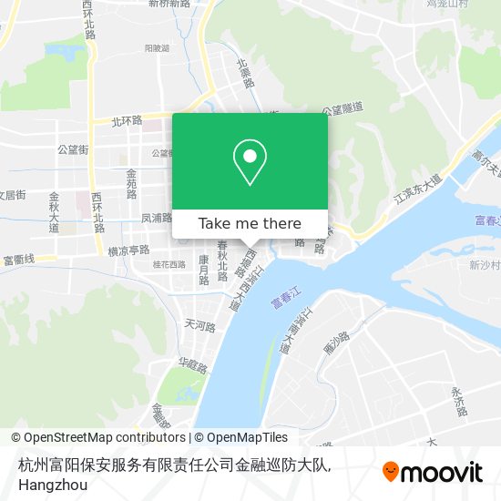 杭州富阳保安服务有限责任公司金融巡防大队 map