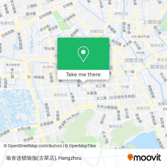 瑜舍连锁瑜伽(古翠店) map