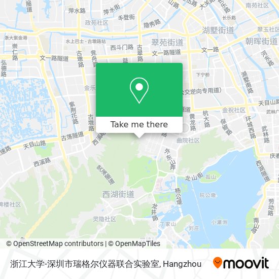 浙江大学-深圳市瑞格尔仪器联合实验室 map