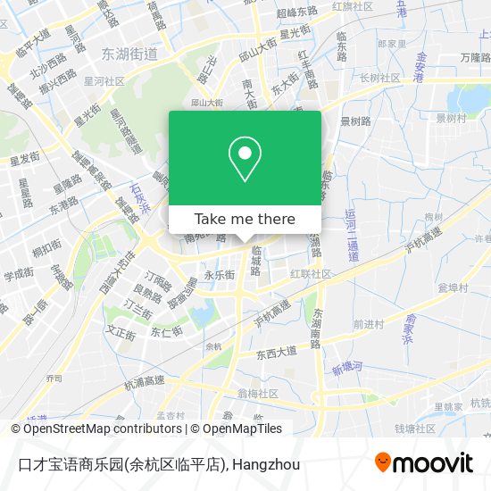 口才宝语商乐园(余杭区临平店) map
