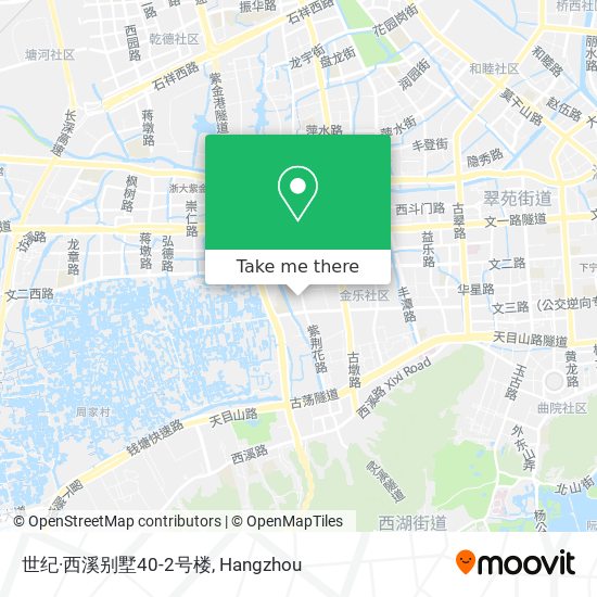 世纪·西溪别墅40-2号楼 map