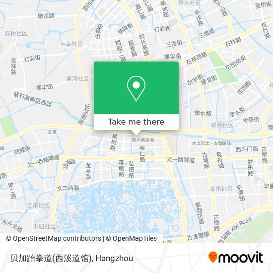贝加跆拳道(西溪道馆) map
