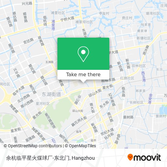 余杭临平星火煤球厂-东北门 map