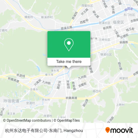杭州东达电子有限公司-东南门 map