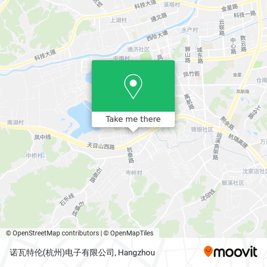 诺瓦特伦(杭州)电子有限公司 map