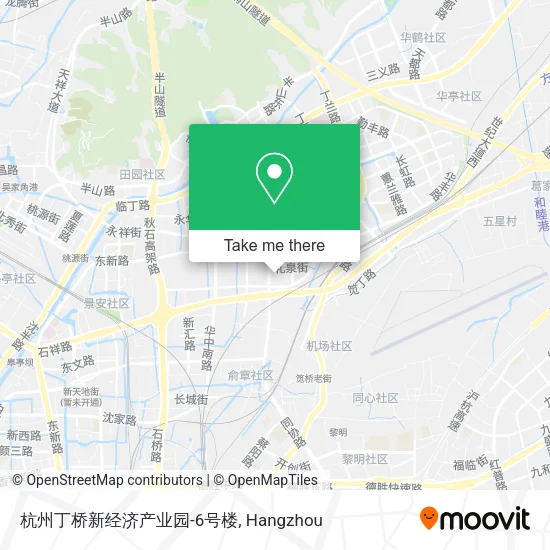 杭州丁桥新经济产业园-6号楼 map