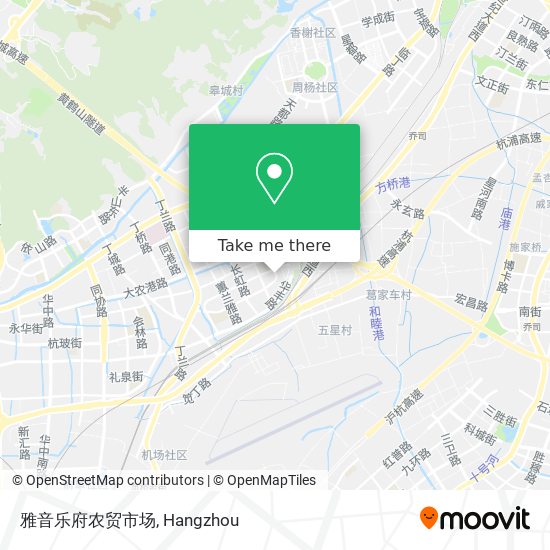 雅音乐府农贸市场 map
