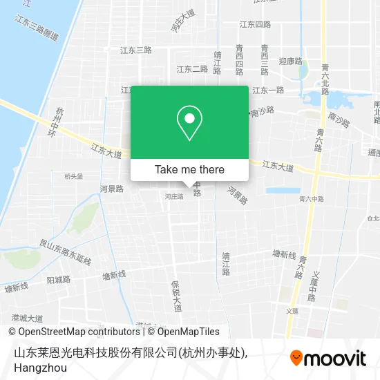 山东莱恩光电科技股份有限公司(杭州办事处) map