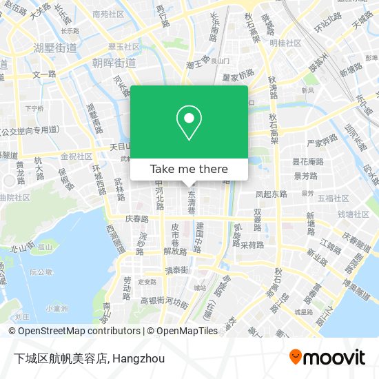 下城区航帆美容店 map