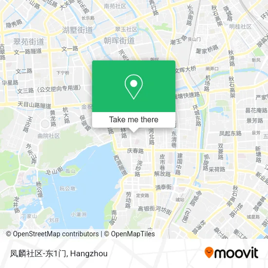 凤麟社区-东1门 map