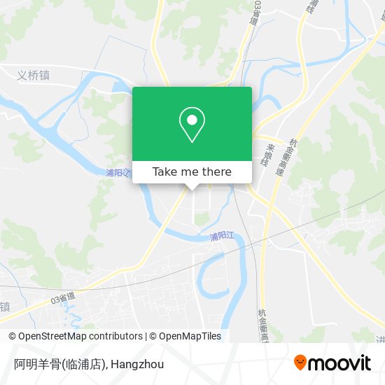 阿明羊骨(临浦店) map