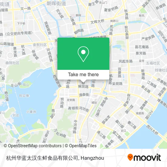 杭州华蓝太汉生鲜食品有限公司 map
