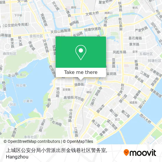 上城区公安分局小营派出所金钱巷社区警务室 map