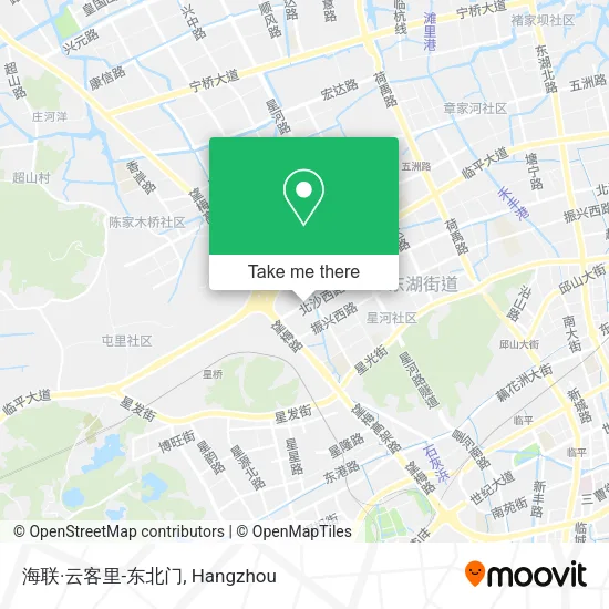 海联·云客里-东北门 map