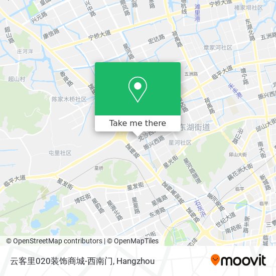 云客里020装饰商城-西南门 map