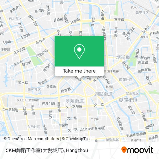 5KM舞蹈工作室(大悦城店) map