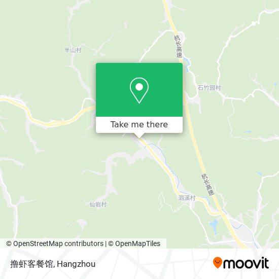 撸虾客餐馆 map