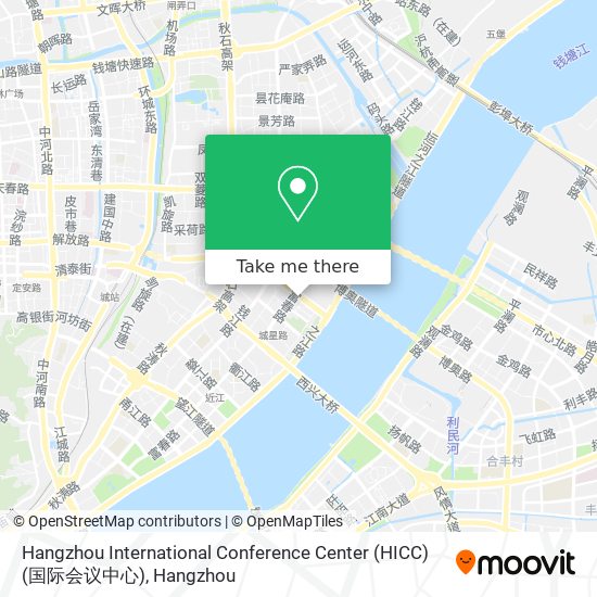 Hangzhou International Conference Center (HICC) (国际会议中心) map