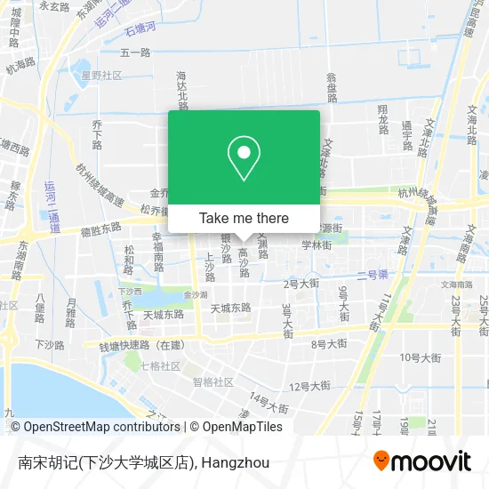 南宋胡记(下沙大学城区店) map