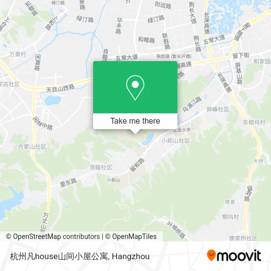 杭州凡house山间小屋公寓 map