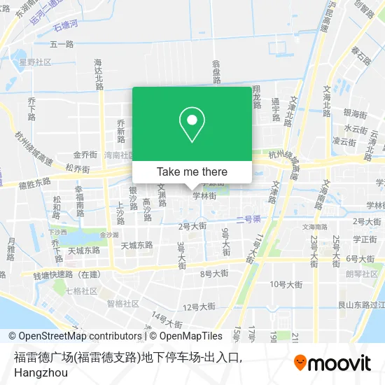 福雷德广场(福雷德支路)地下停车场-出入口 map