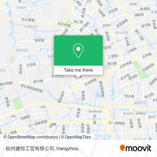 杭州建恒工贸有限公司 map
