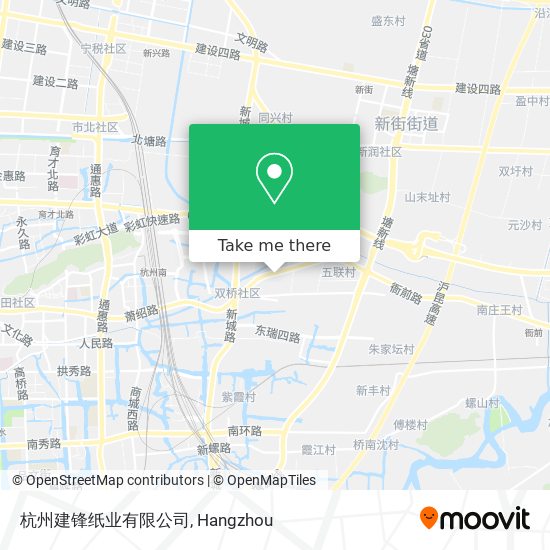 杭州建锋纸业有限公司 map