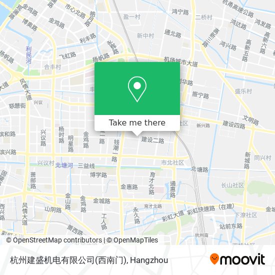 杭州建盛机电有限公司(西南门) map