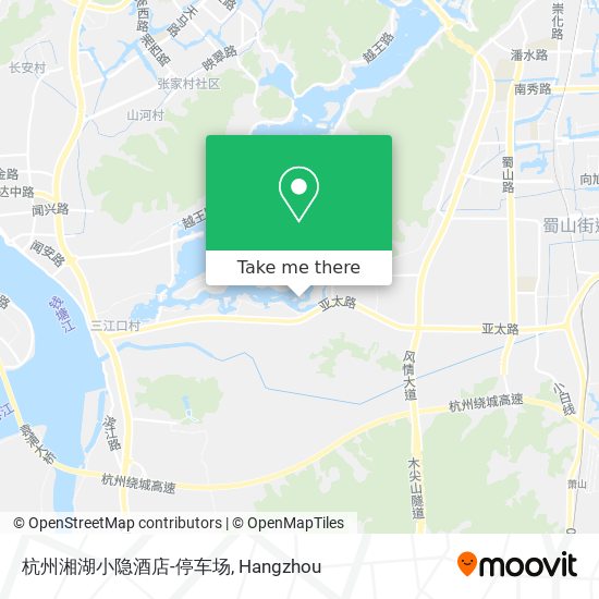 杭州湘湖小隐酒店-停车场 map