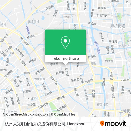 杭州大光明通信系统股份有限公司 map