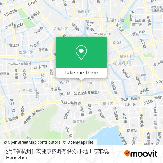 浙江省杭州仁宏健康咨询有限公司-地上停车场 map