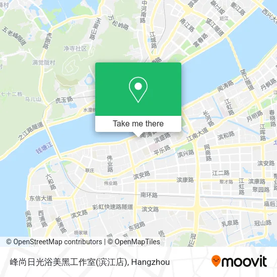 峰尚日光浴美黑工作室(滨江店) map