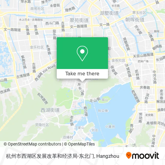 杭州市西湖区发展改革和经济局-东北门 map