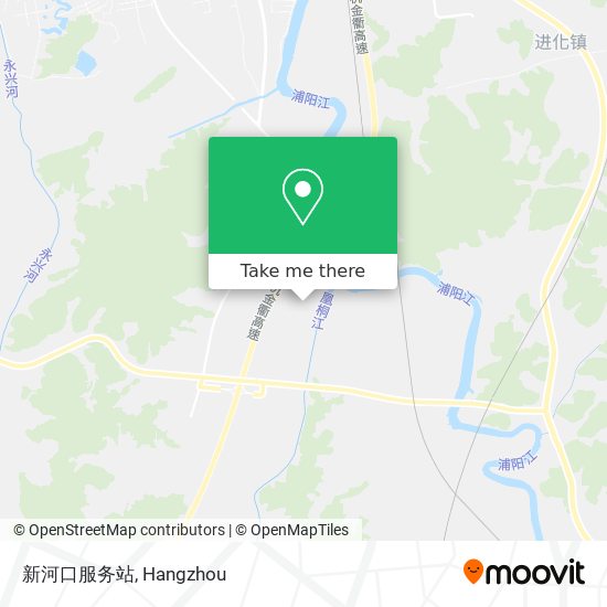 新河口服务站 map